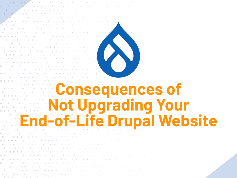 end of life drupal website